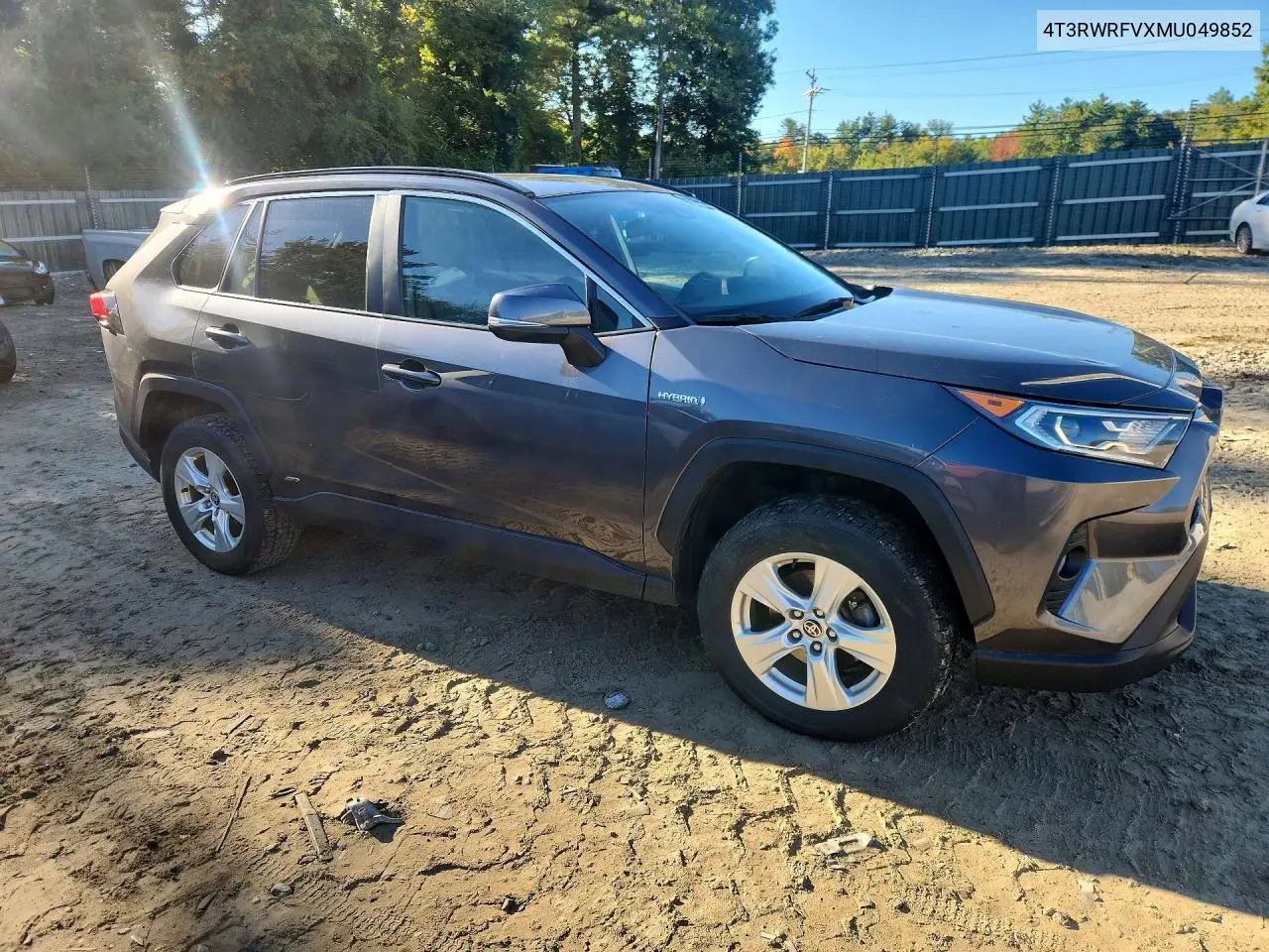 2021 TOYOTA RAV 4 VIN 4T3RWRFVXMU049852 — фото 4