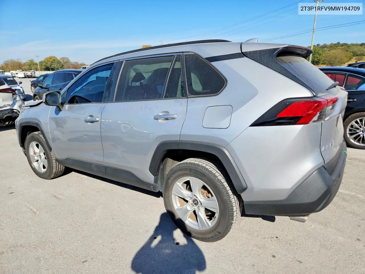 2021 TOYOTA RAV 4 VIN 2T3P1RFV9MW194709 — фото 2