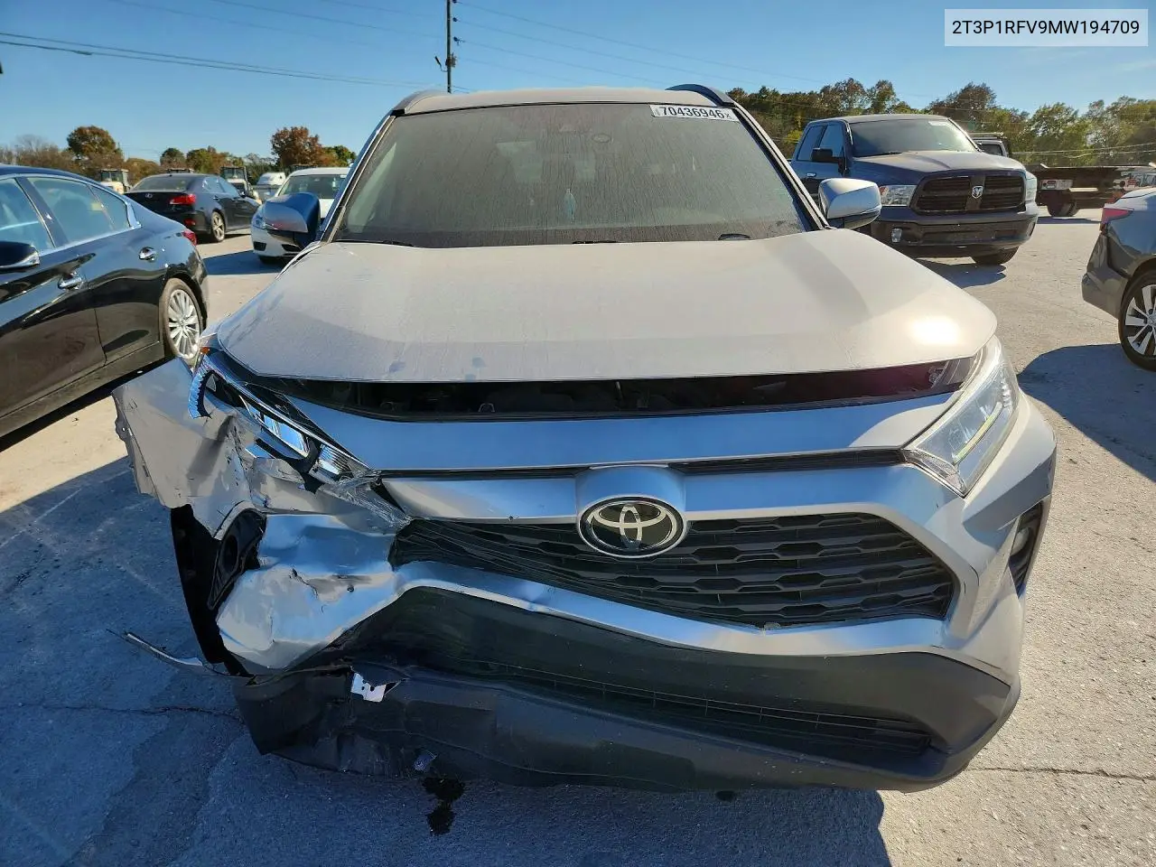 2021 TOYOTA RAV 4 VIN 2T3P1RFV9MW194709 — фото 5