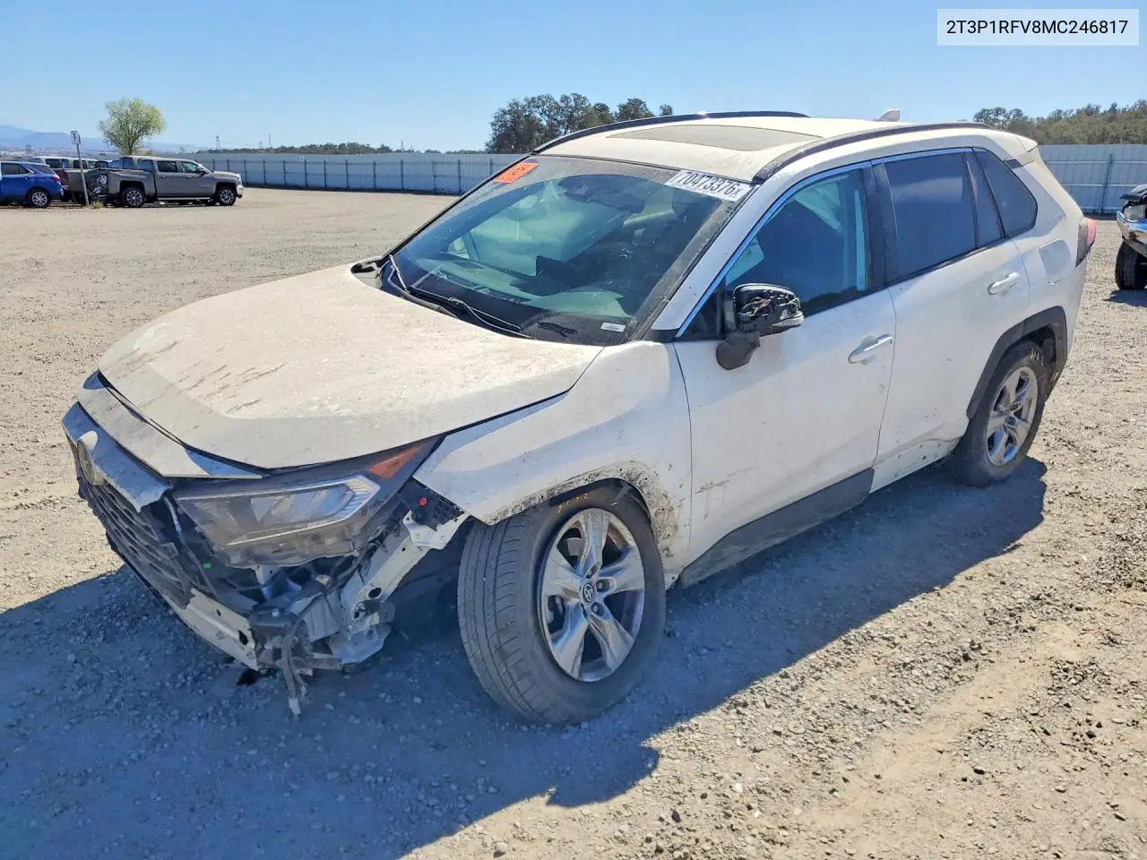 TOYOTA RAV 4 2021, VIN 2T3P1RFV8MC246817