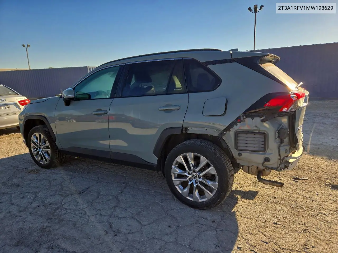 2021 TOYOTA RAV 4 VIN 2T3A1RFV1MW198629 — фото 2