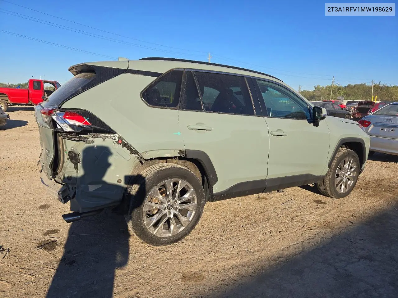 2021 TOYOTA RAV 4 VIN 2T3A1RFV1MW198629 — фото 3
