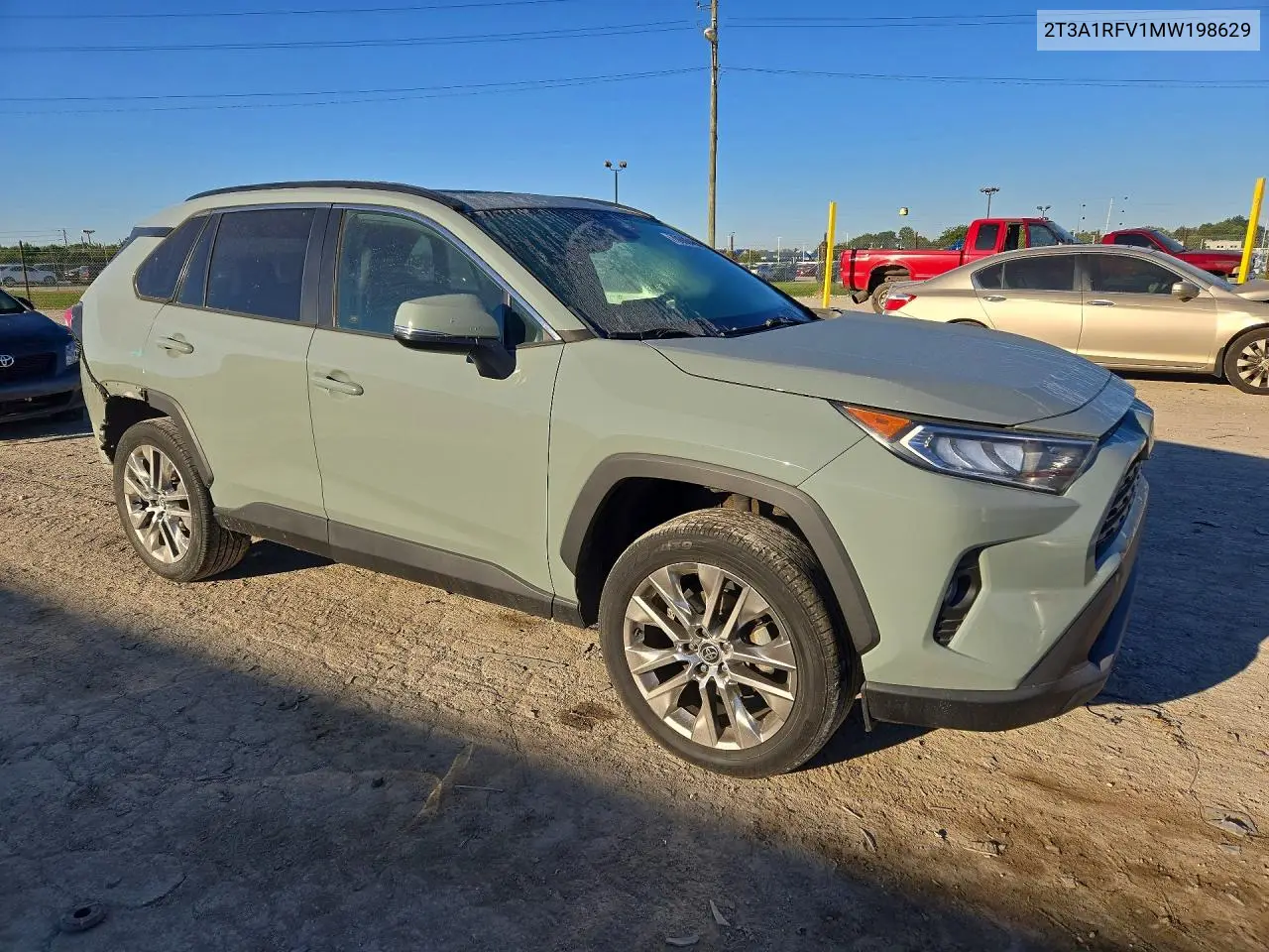 2021 TOYOTA RAV 4 VIN 2T3A1RFV1MW198629 — фото 4