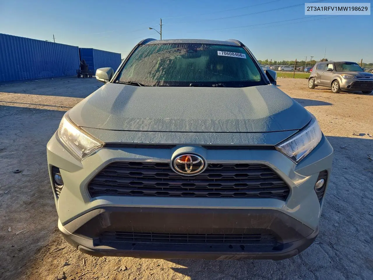 2021 TOYOTA RAV 4 VIN 2T3A1RFV1MW198629 — фото 5