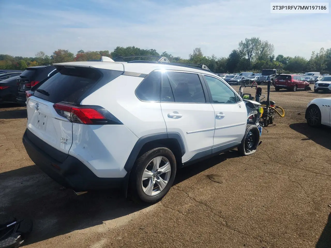 2021 TOYOTA RAV 4 VIN 2T3P1RFV7MW197186 — фото 3