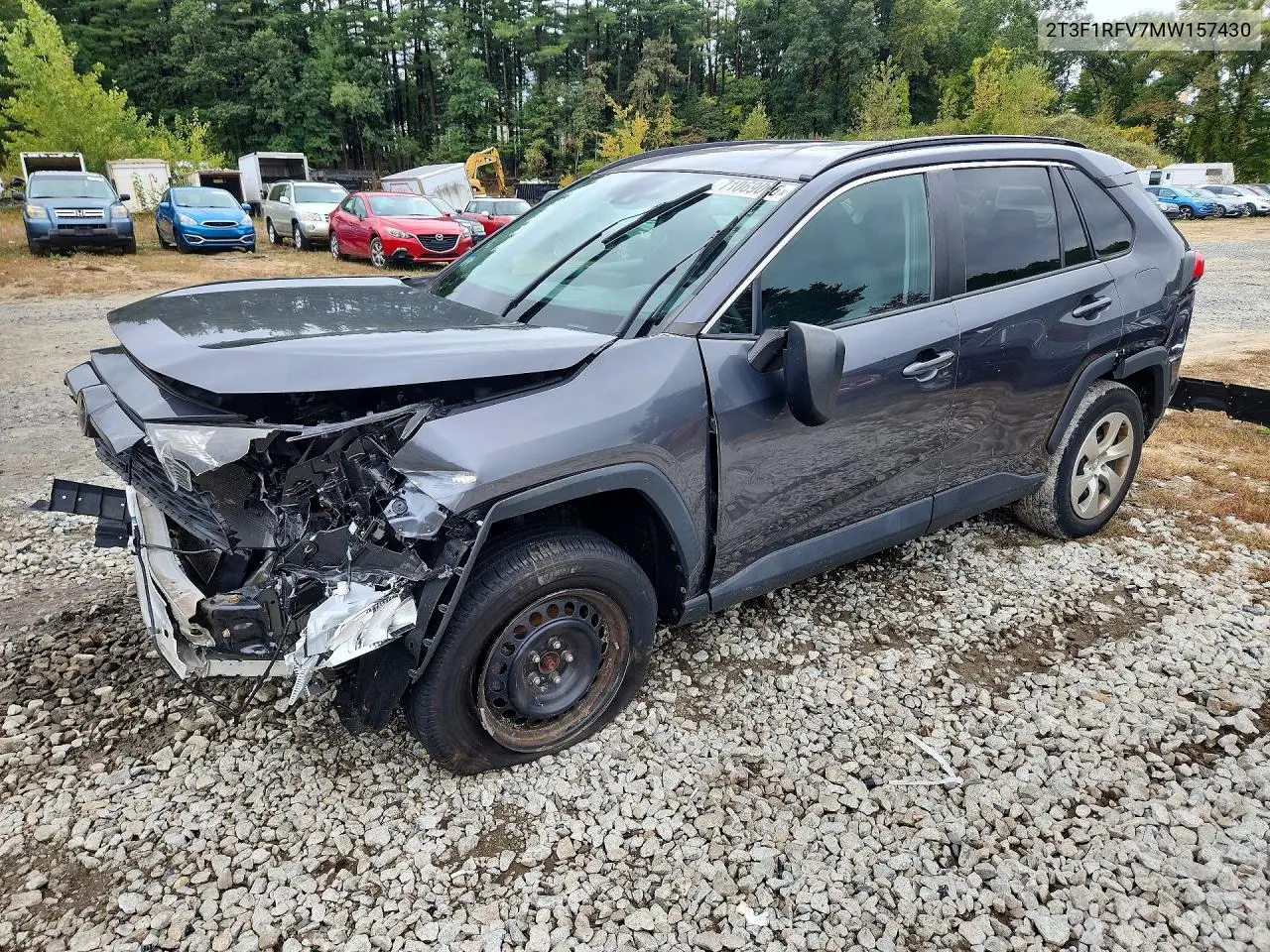 TOYOTA RAV 4 2021, VIN 2T3F1RFV7MW157430