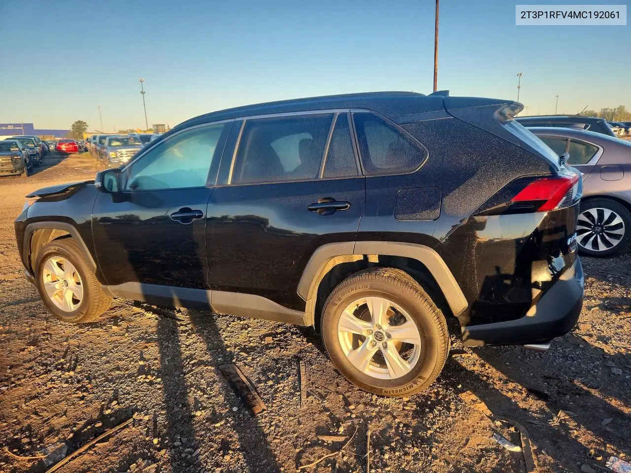 2021 TOYOTA RAV 4 VIN 2T3P1RFV4MC192061 — фото 2