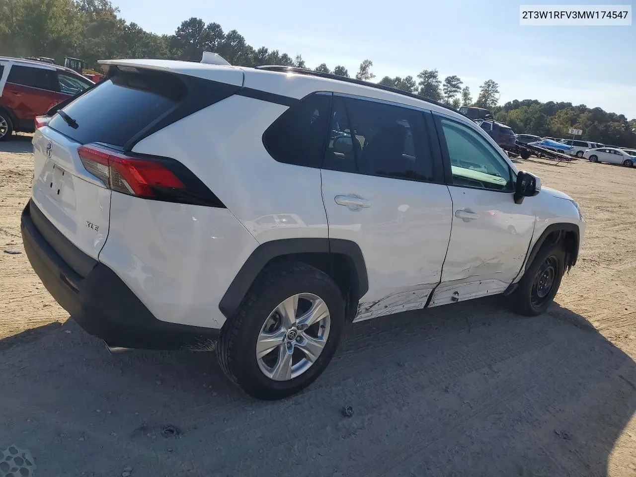 2021 TOYOTA RAV 4 VIN 2T3W1RFV3MW174547 — фото 3