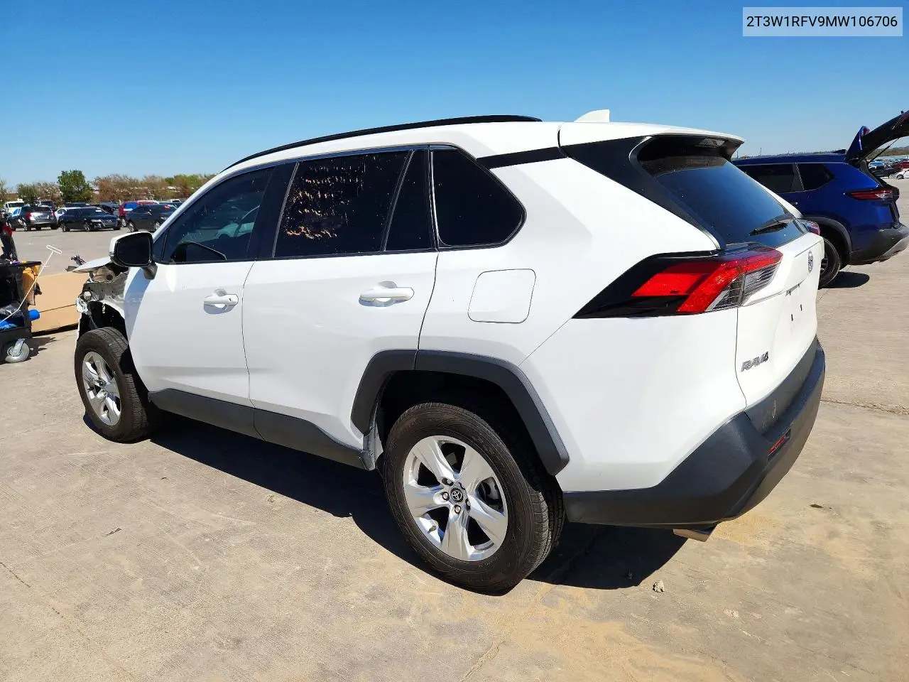 2021 TOYOTA RAV 4 VIN 2T3W1RFV9MW106706 — фото 2