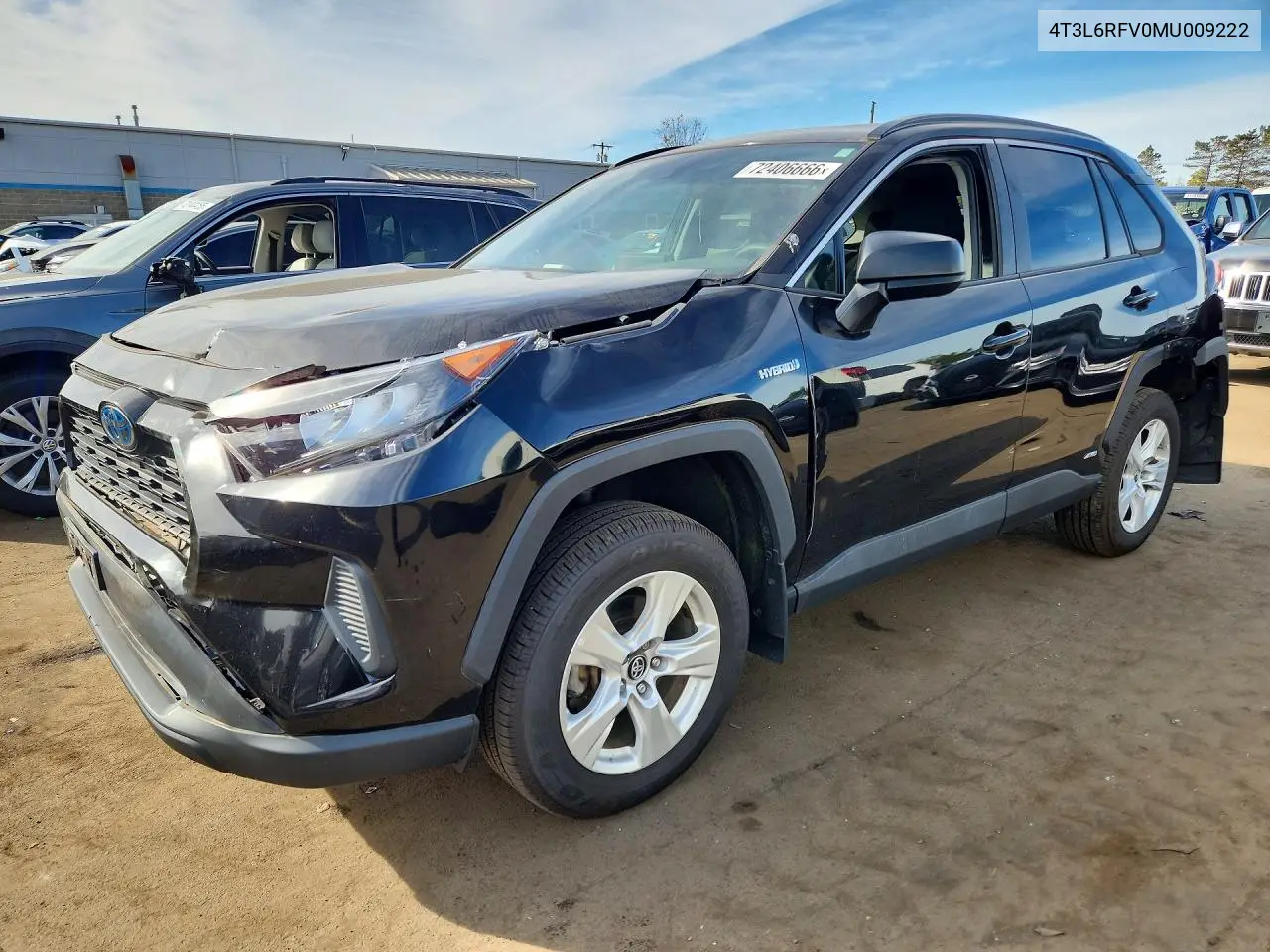 TOYOTA RAV 4 2021, VIN 4T3L6RFV0MU009222