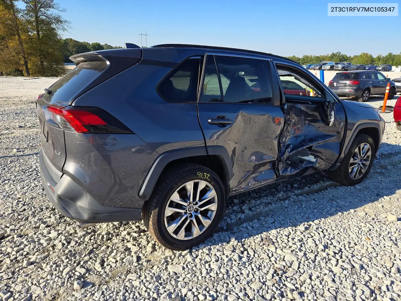 2021 TOYOTA RAV 4 VIN 2T3C1RFV7MC105347 — фото 3