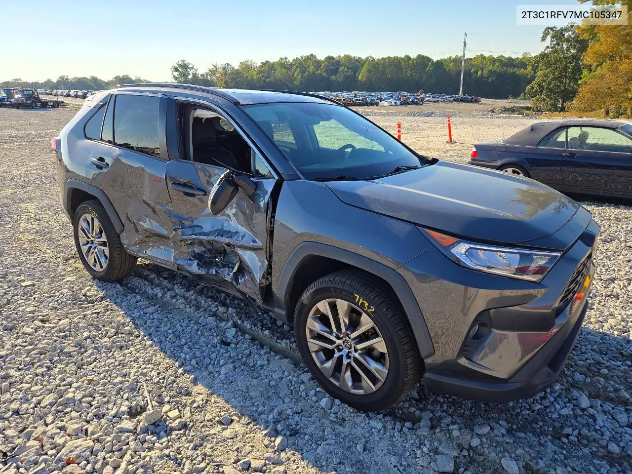 2021 TOYOTA RAV 4 VIN 2T3C1RFV7MC105347 — фото 4