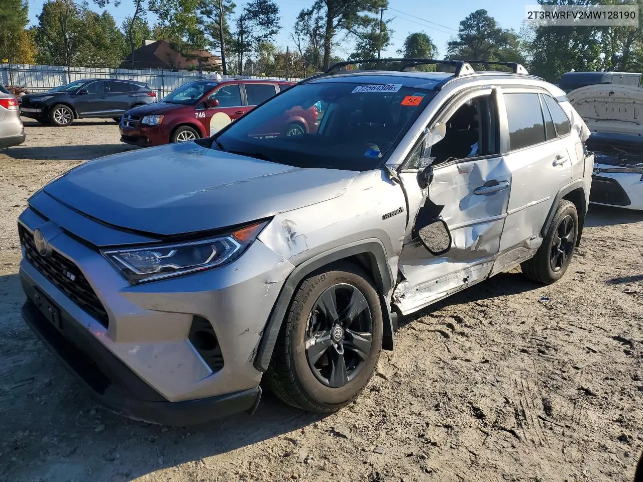 TOYOTA RAV 4 2021, VIN 2T3RWRFV2MW128190