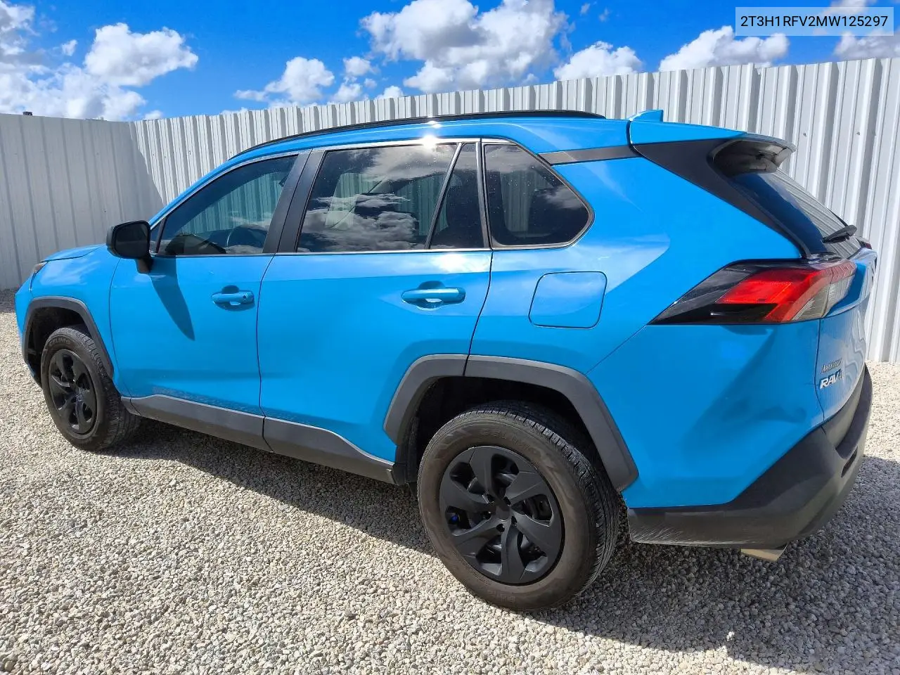 2021 TOYOTA RAV 4 VIN 2T3H1RFV2MW125297 — фото 2