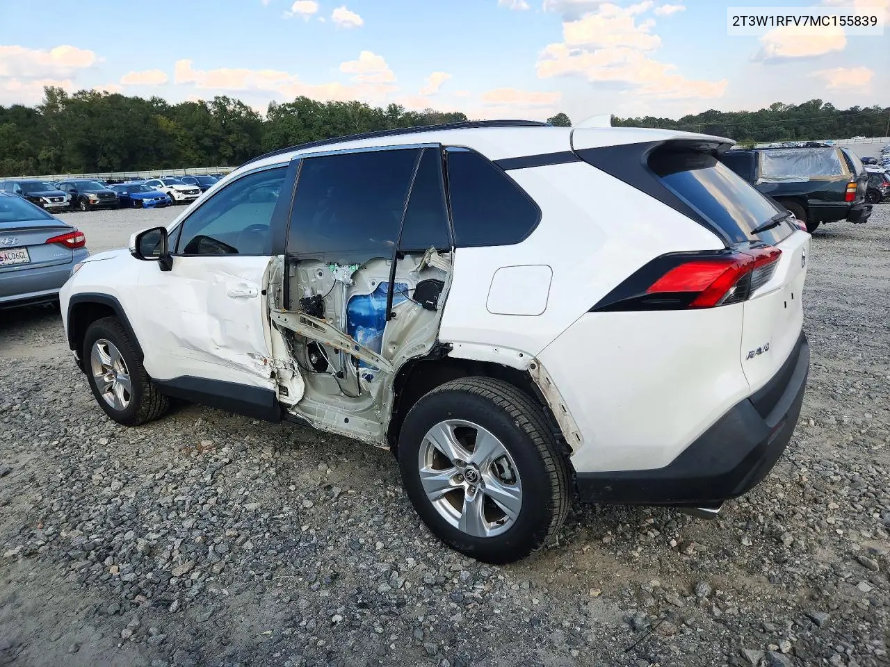 2021 TOYOTA RAV 4 VIN 2T3W1RFV7MC155839 — фото 2