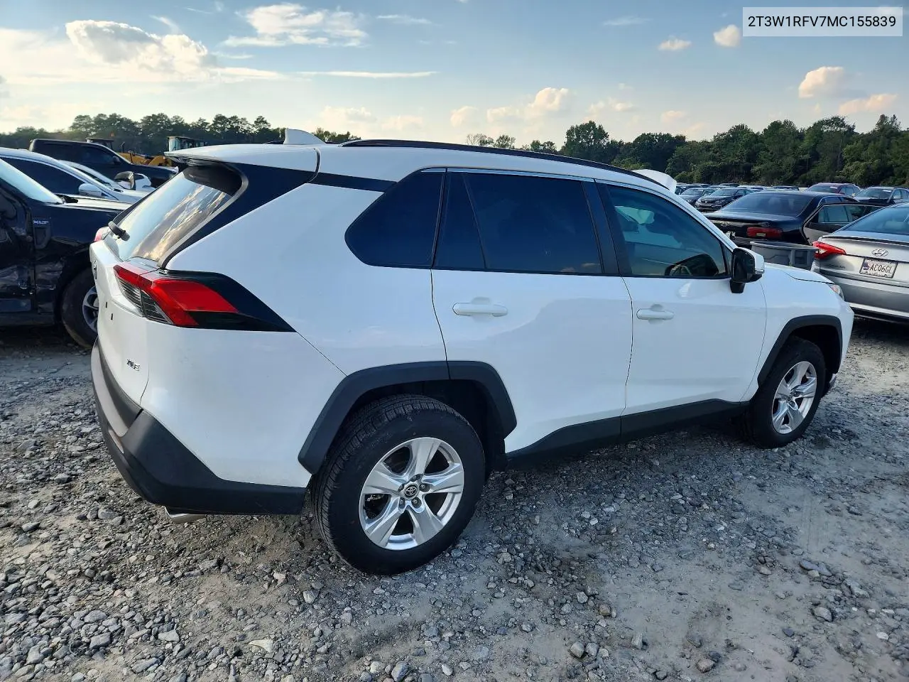 2021 TOYOTA RAV 4 VIN 2T3W1RFV7MC155839 — фото 3