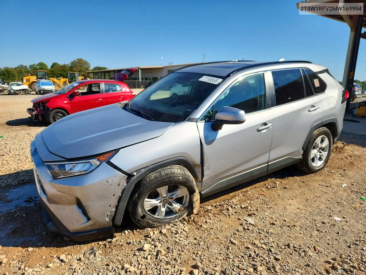 TOYOTA RAV 4 2021, VIN 2T3W1RFV2MW169954