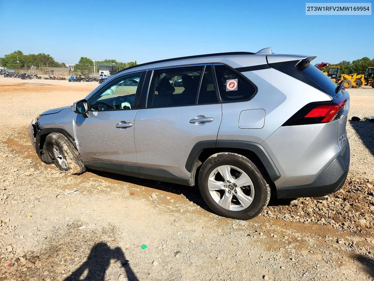 2021 TOYOTA RAV 4 VIN 2T3W1RFV2MW169954 — фото 2