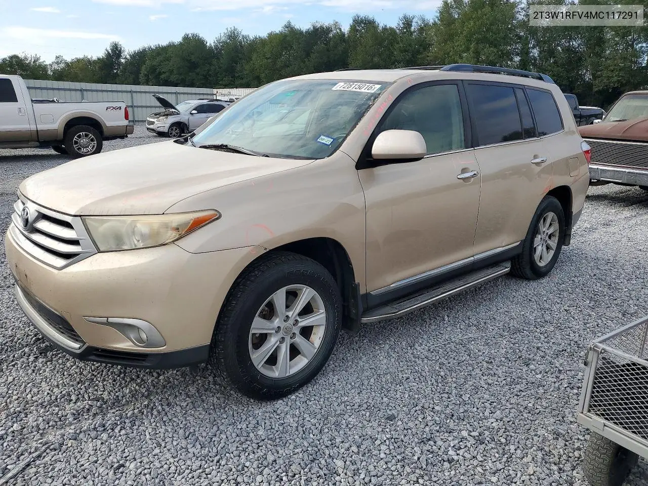 TOYOTA RAV 4 2021, VIN 2T3W1RFV4MC117291