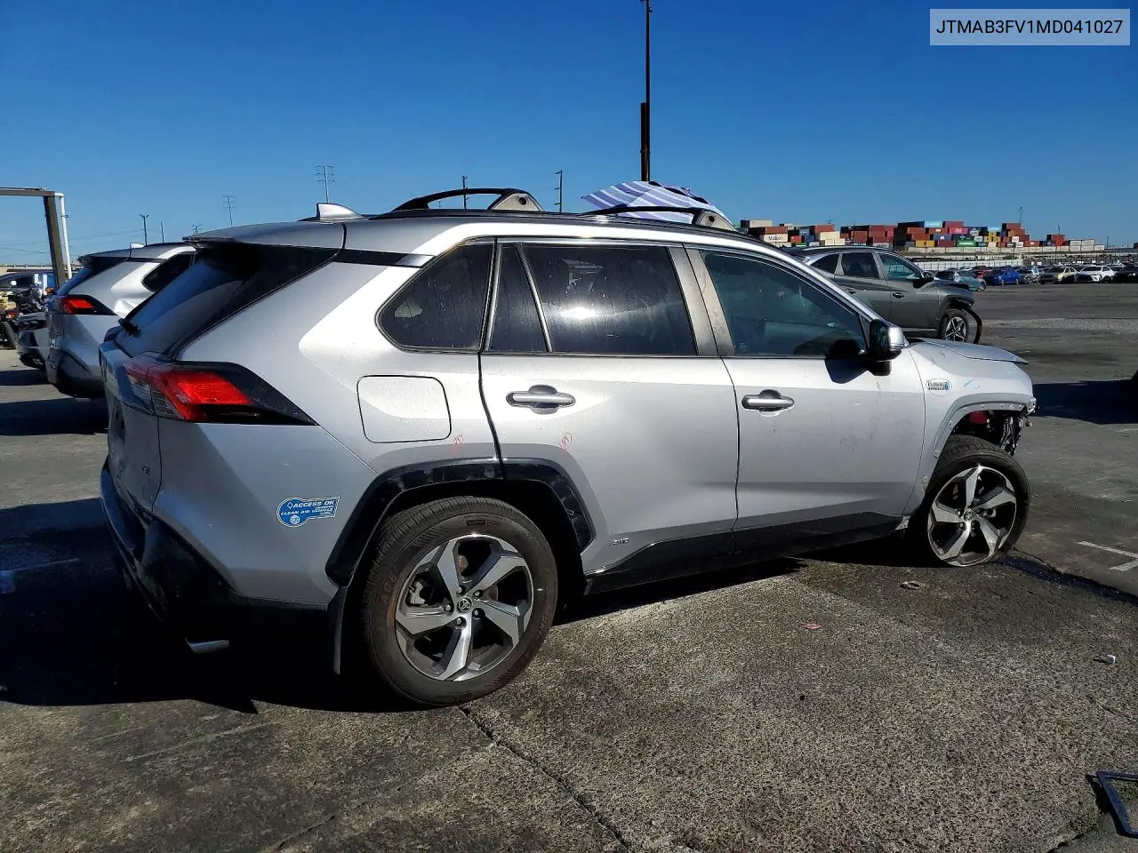 2021 TOYOTA RAV 4 VIN JTMAB3FV1MD041027 — фото 3