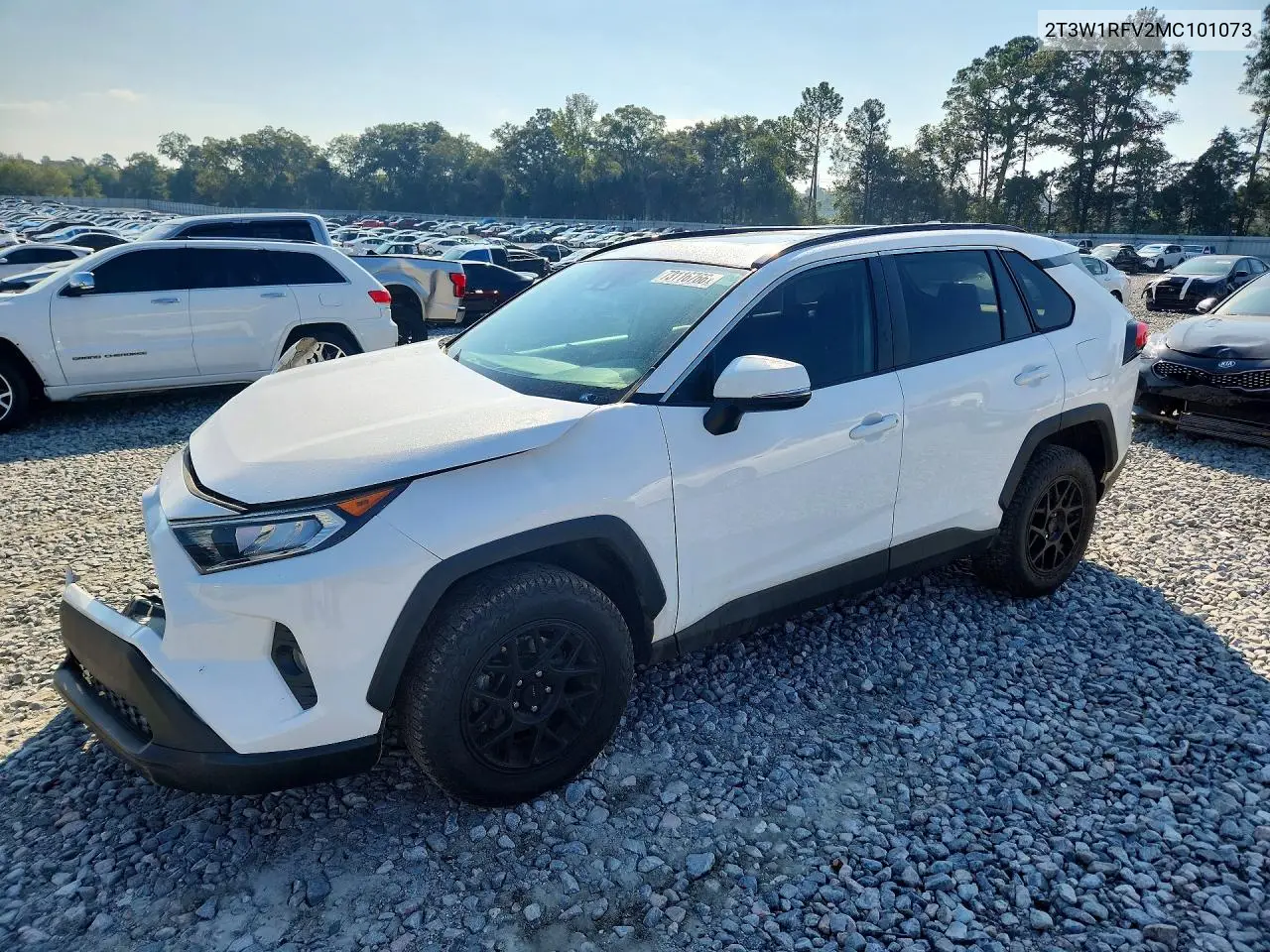 TOYOTA RAV 4 2021, VIN 2T3W1RFV2MC101073