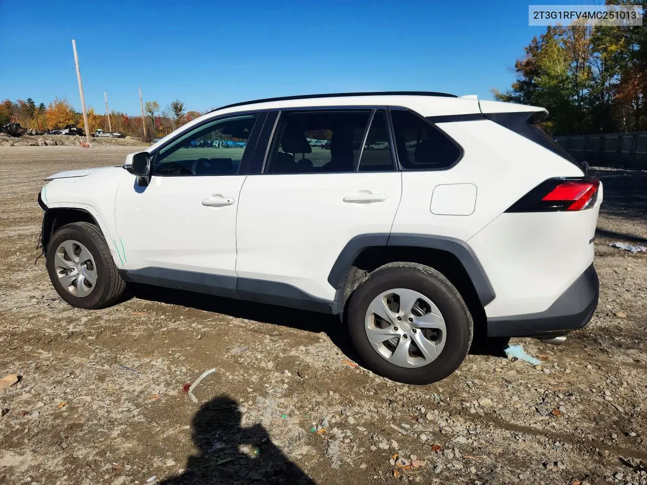 2021 TOYOTA RAV 4 VIN 2T3G1RFV4MC251013 — фото 2