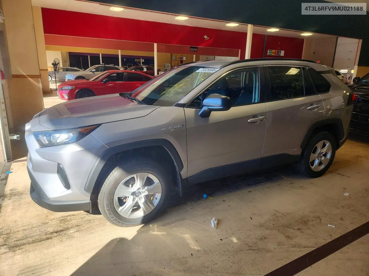 TOYOTA RAV 4 2021, VIN 4T3L6RFV9MU021188