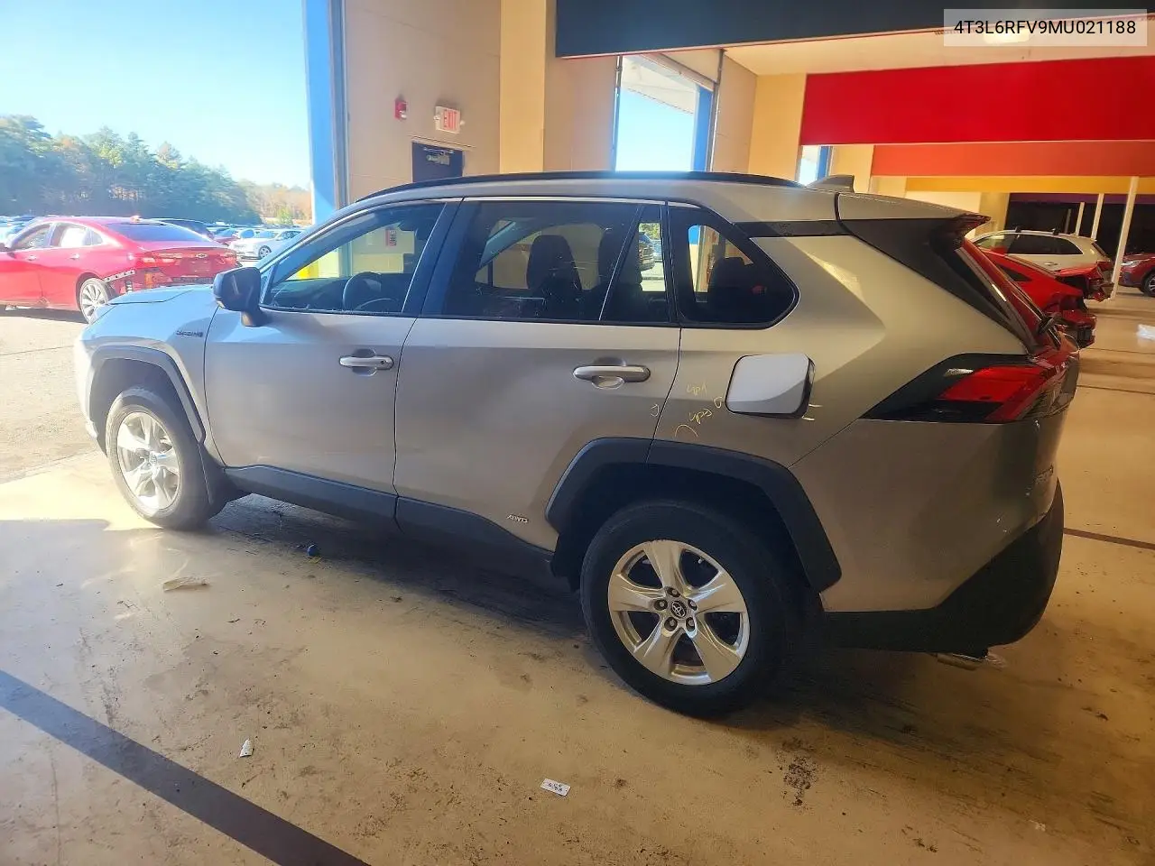 2021 TOYOTA RAV 4 VIN 4T3L6RFV9MU021188 — фото 2