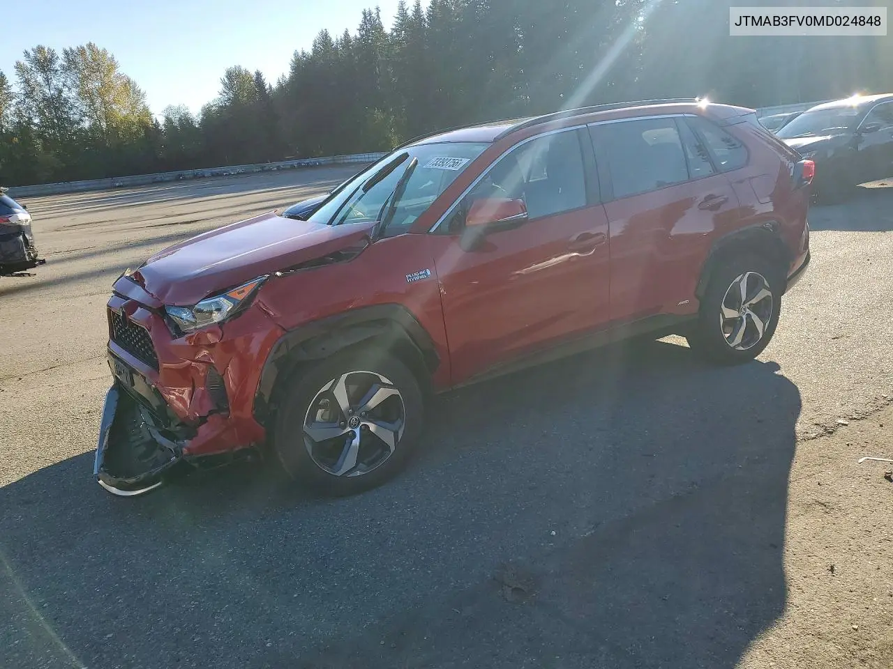 TOYOTA RAV 4 2021, VIN JTMAB3FV0MD024848