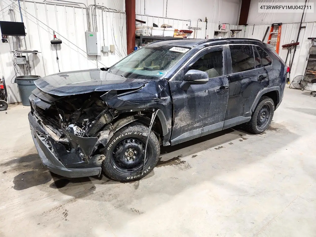 TOYOTA RAV 4 2021, VIN 4T3RWRFV1MU042711