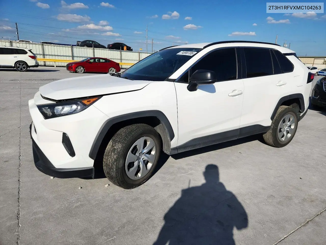 TOYOTA RAV 4 2021, VIN 2T3H1RFVXMC104263