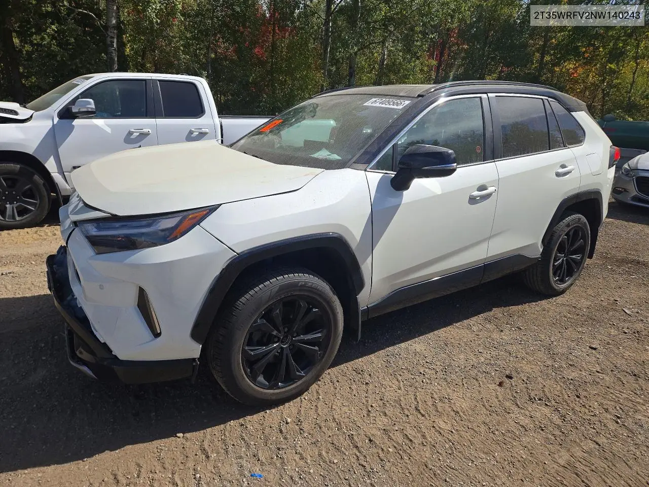 TOYOTA RAV 4 2022, VIN 2T35WRFV2NW140243