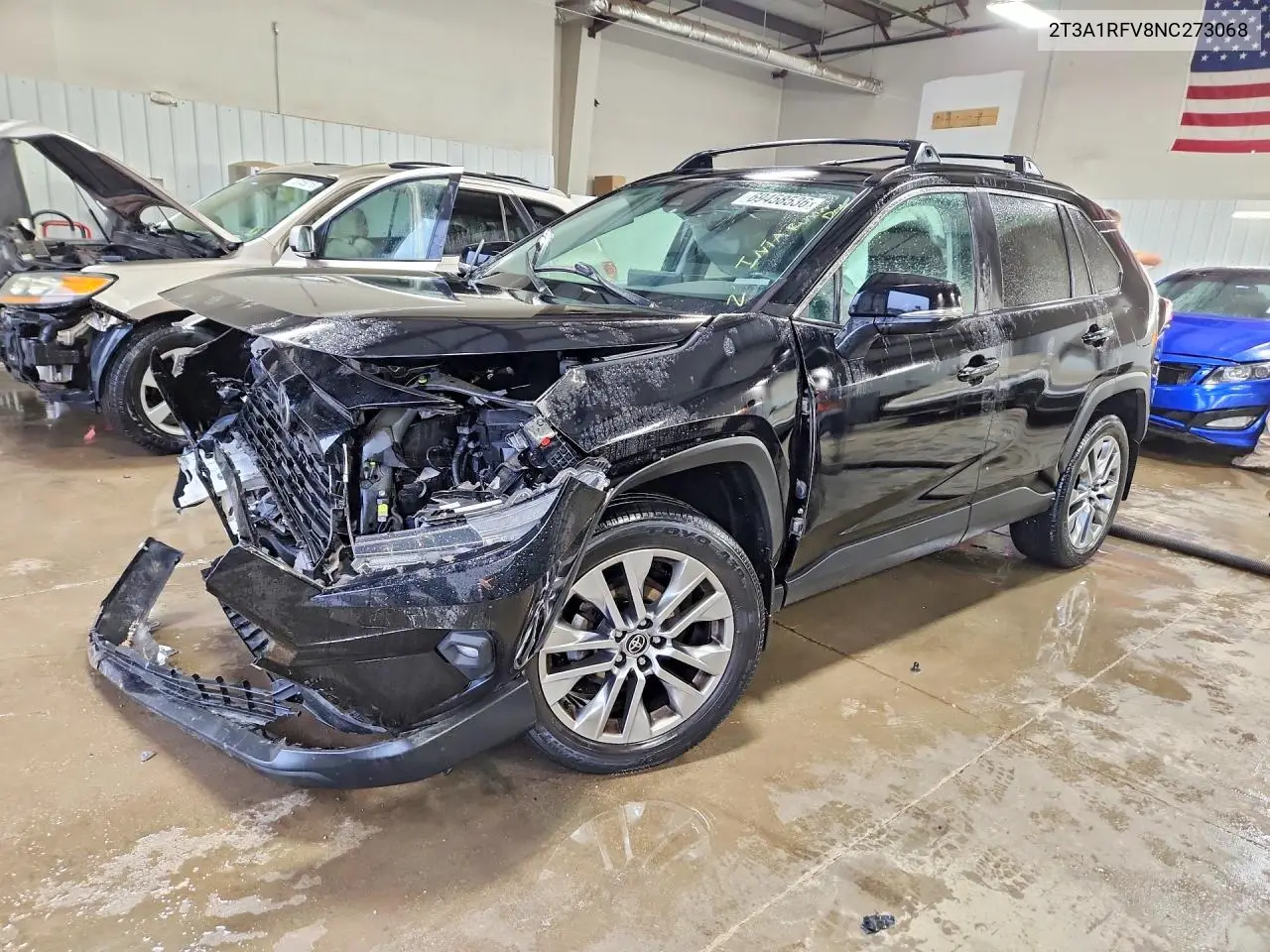 TOYOTA RAV 4 2022, VIN 2T3A1RFV8NC273068