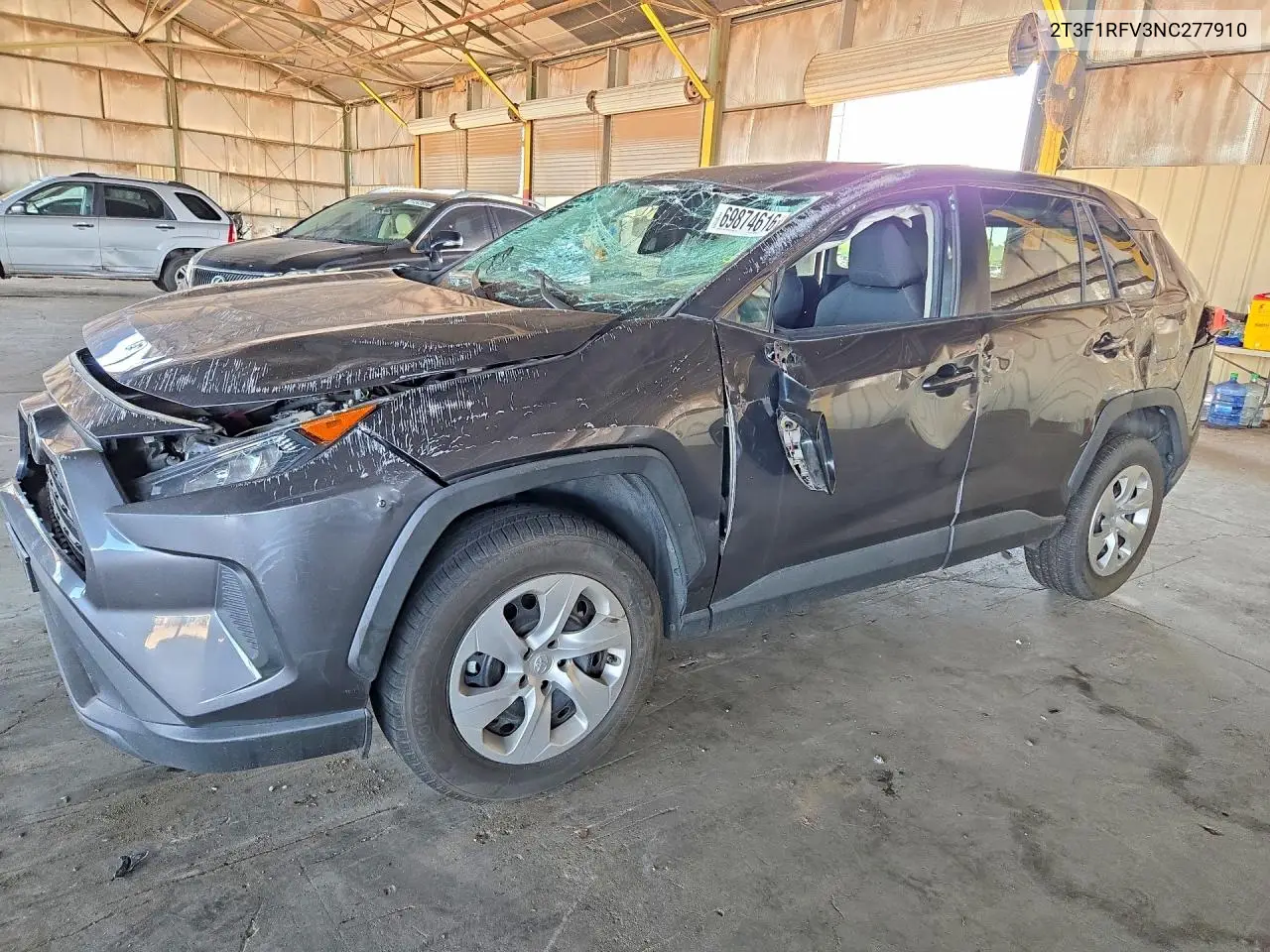 TOYOTA RAV 4 2022, VIN 2T3F1RFV3NC277910