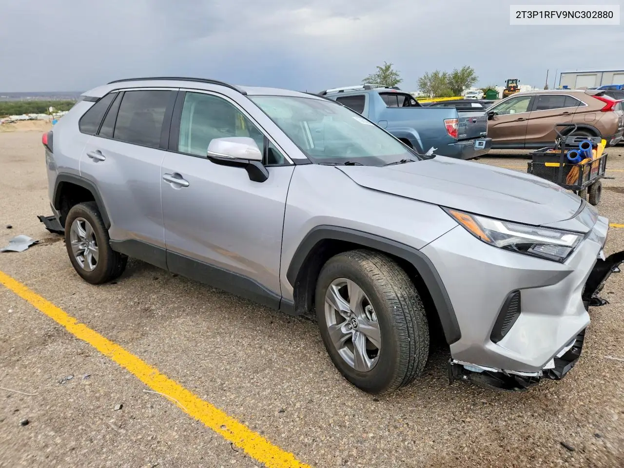 2022 TOYOTA RAV 4 VIN 2T3P1RFV9NC302880 — фото 4