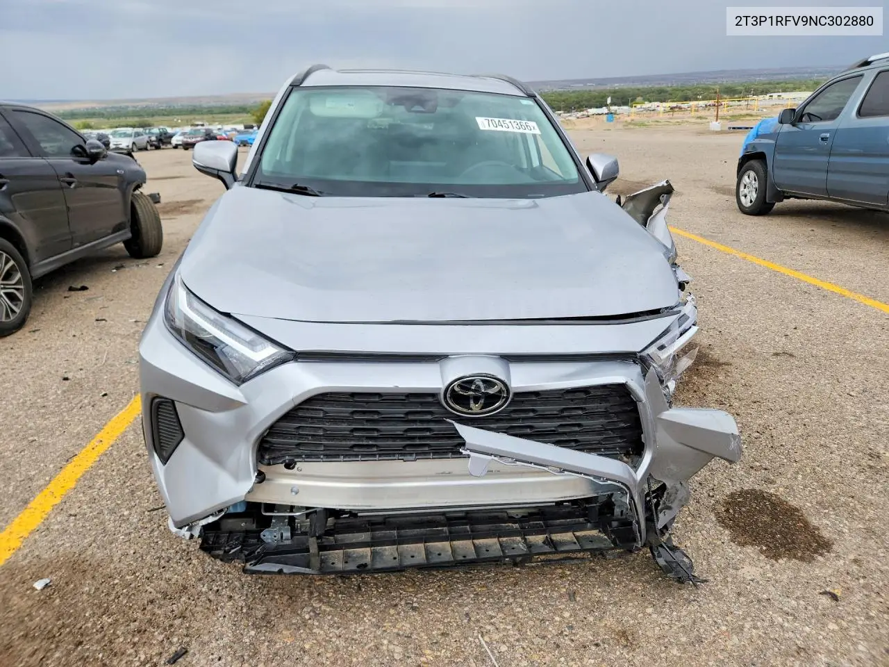 2022 TOYOTA RAV 4 VIN 2T3P1RFV9NC302880 — фото 5
