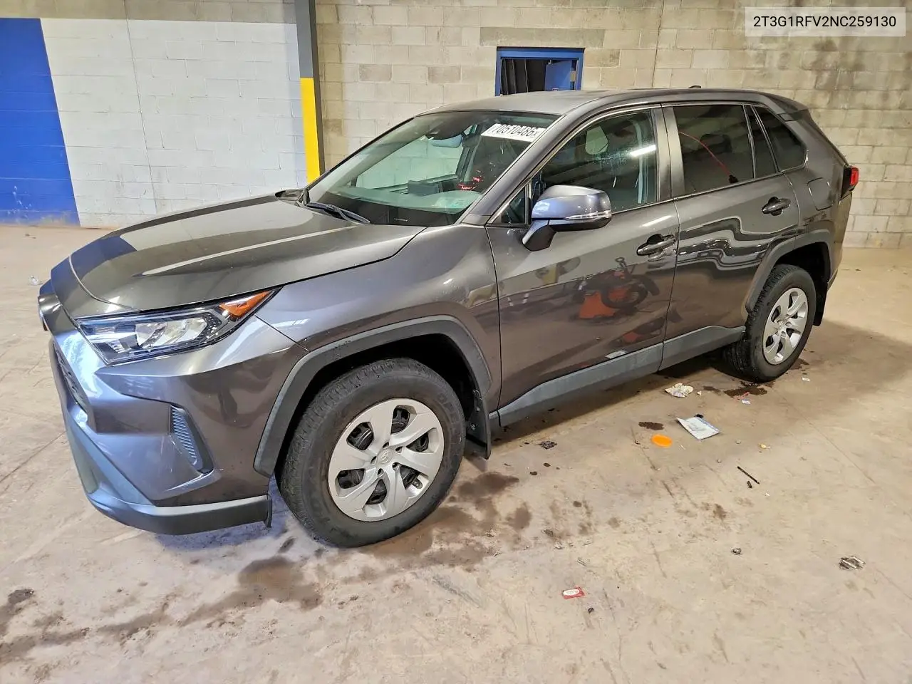 TOYOTA RAV 4 2022, VIN 2T3G1RFV2NC259130