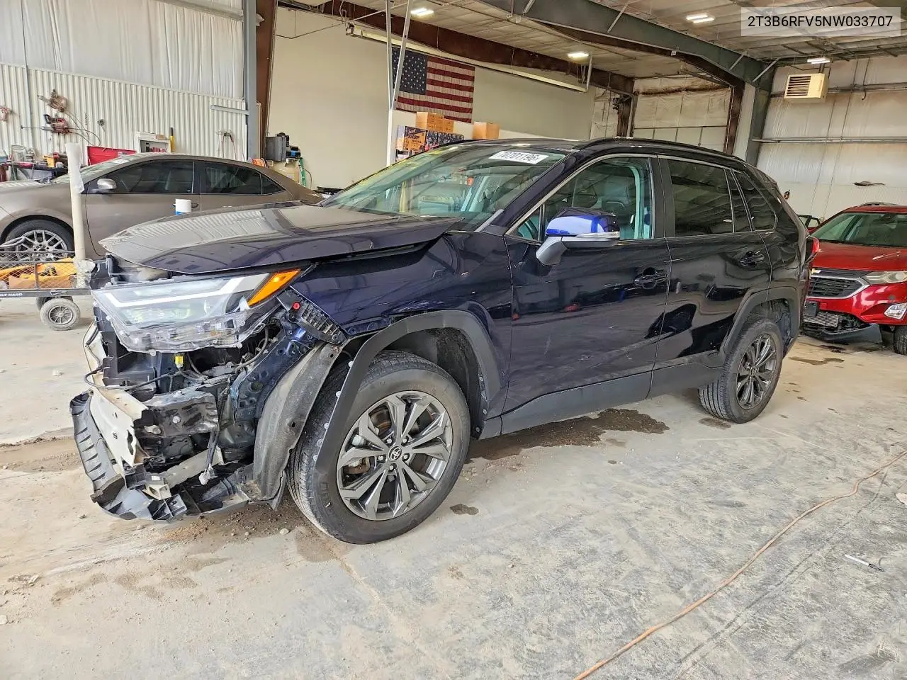 TOYOTA RAV 4 2022, VIN 2T3B6RFV5NW033707