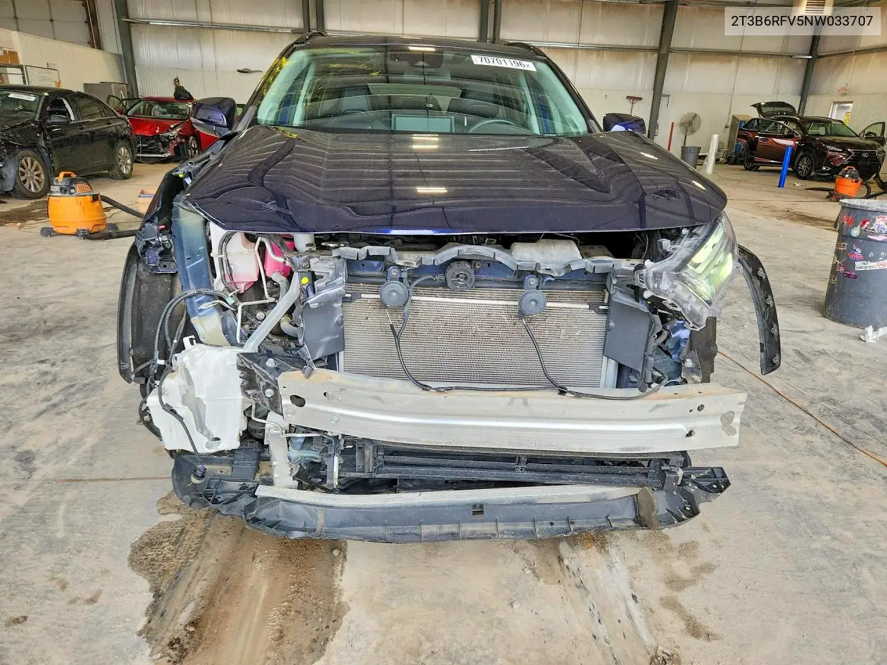 2022 TOYOTA RAV 4 VIN 2T3B6RFV5NW033707 — фото 5