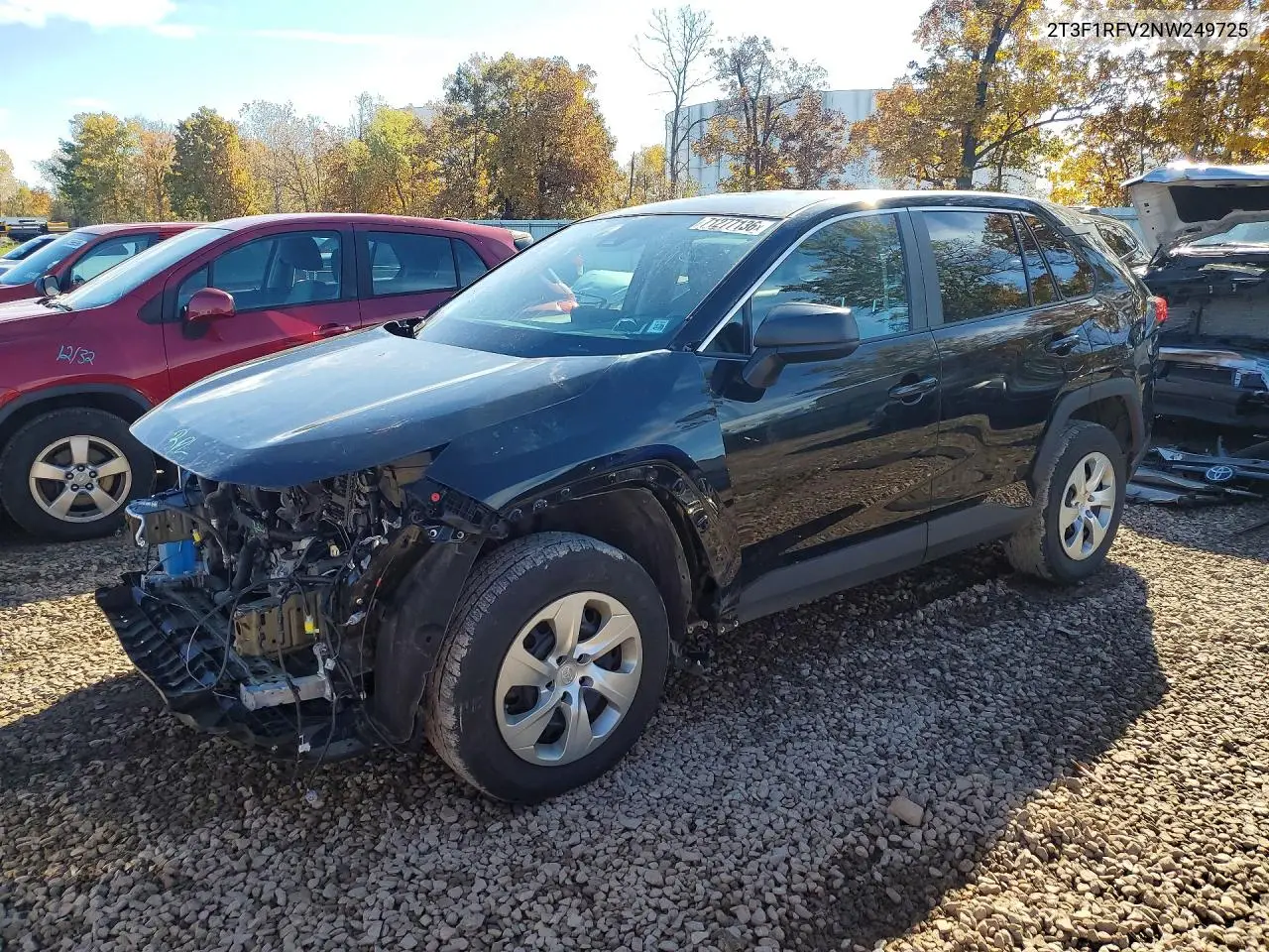 TOYOTA RAV 4 2022, VIN 2T3F1RFV2NW249725