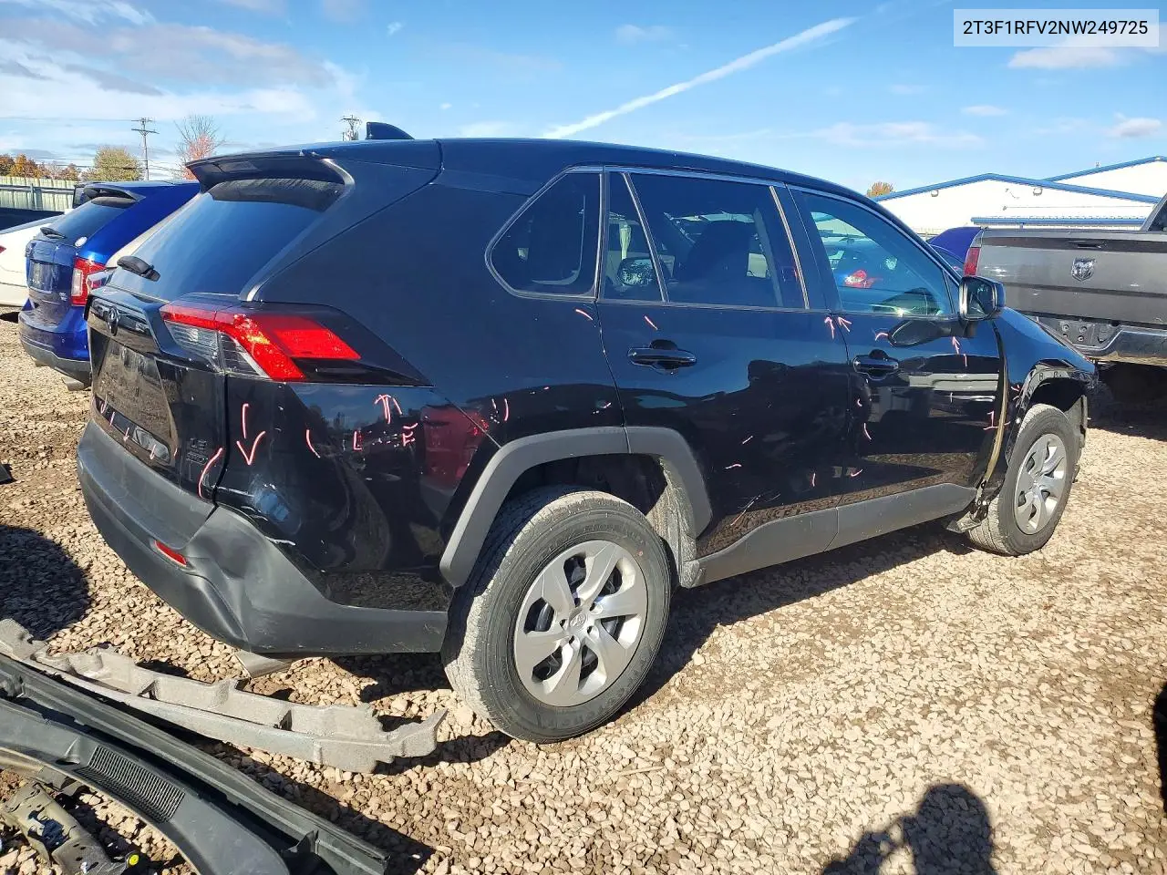 2022 TOYOTA RAV 4 VIN 2T3F1RFV2NW249725 — фото 3