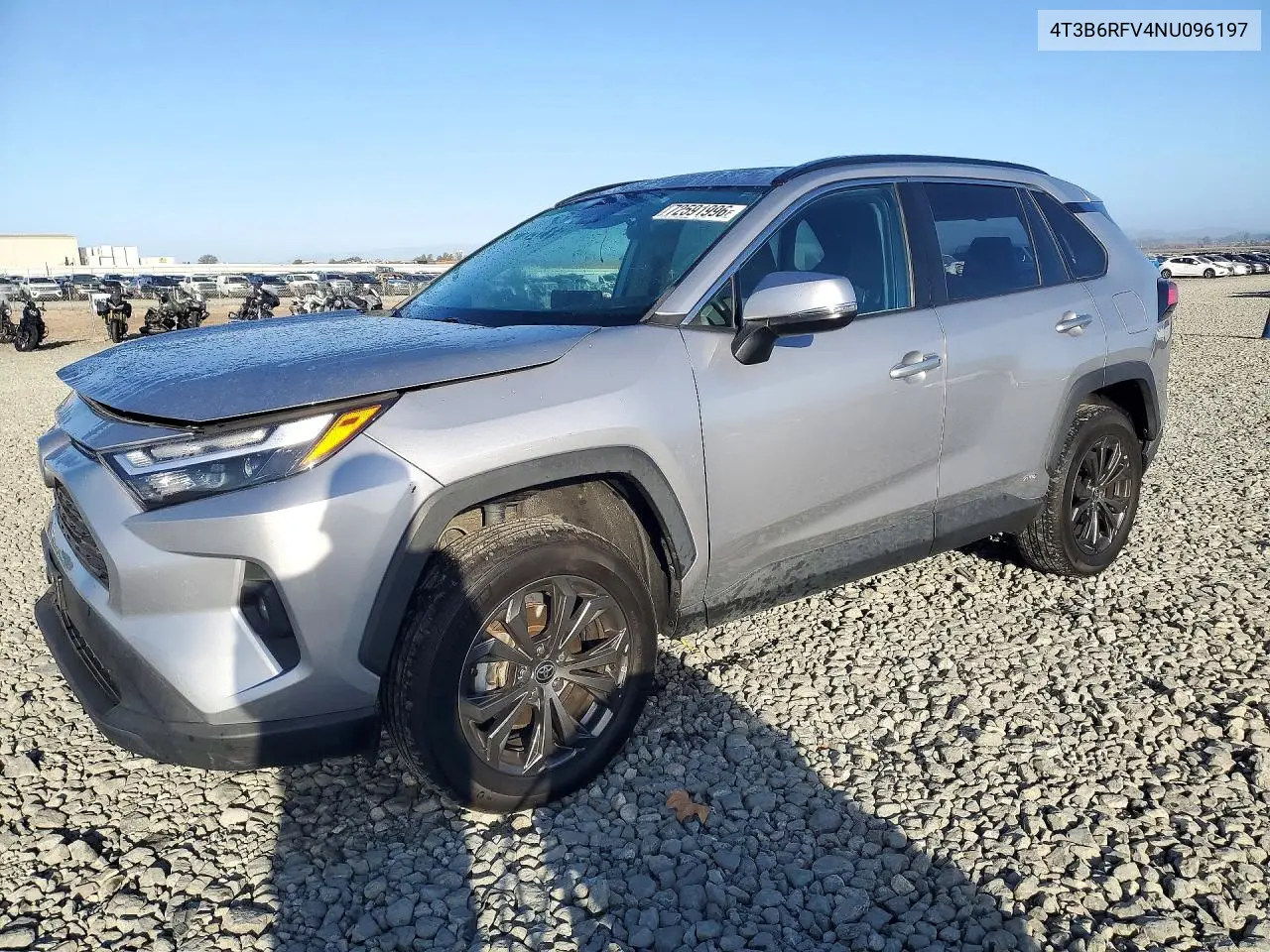 TOYOTA RAV 4 2022, VIN 4T3B6RFV4NU096197