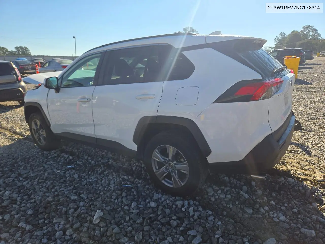 2022 TOYOTA RAV 4 VIN 2T3W1RFV7NC178314 — фото 2