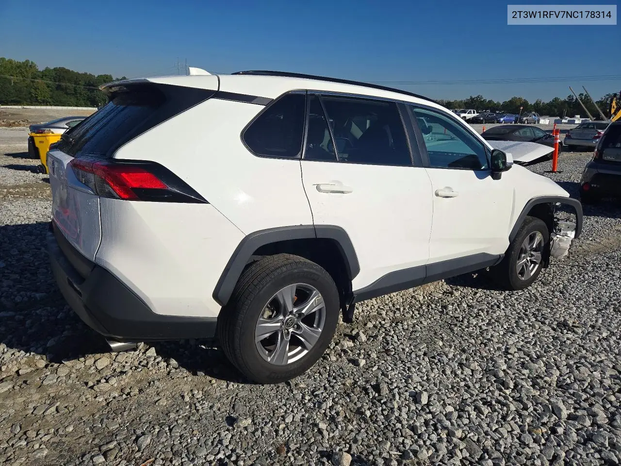 2022 TOYOTA RAV 4 VIN 2T3W1RFV7NC178314 — фото 3
