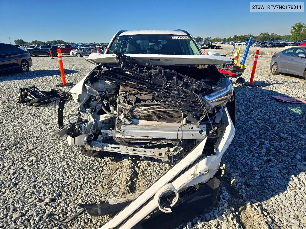 2022 TOYOTA RAV 4 VIN 2T3W1RFV7NC178314 — фото 5
