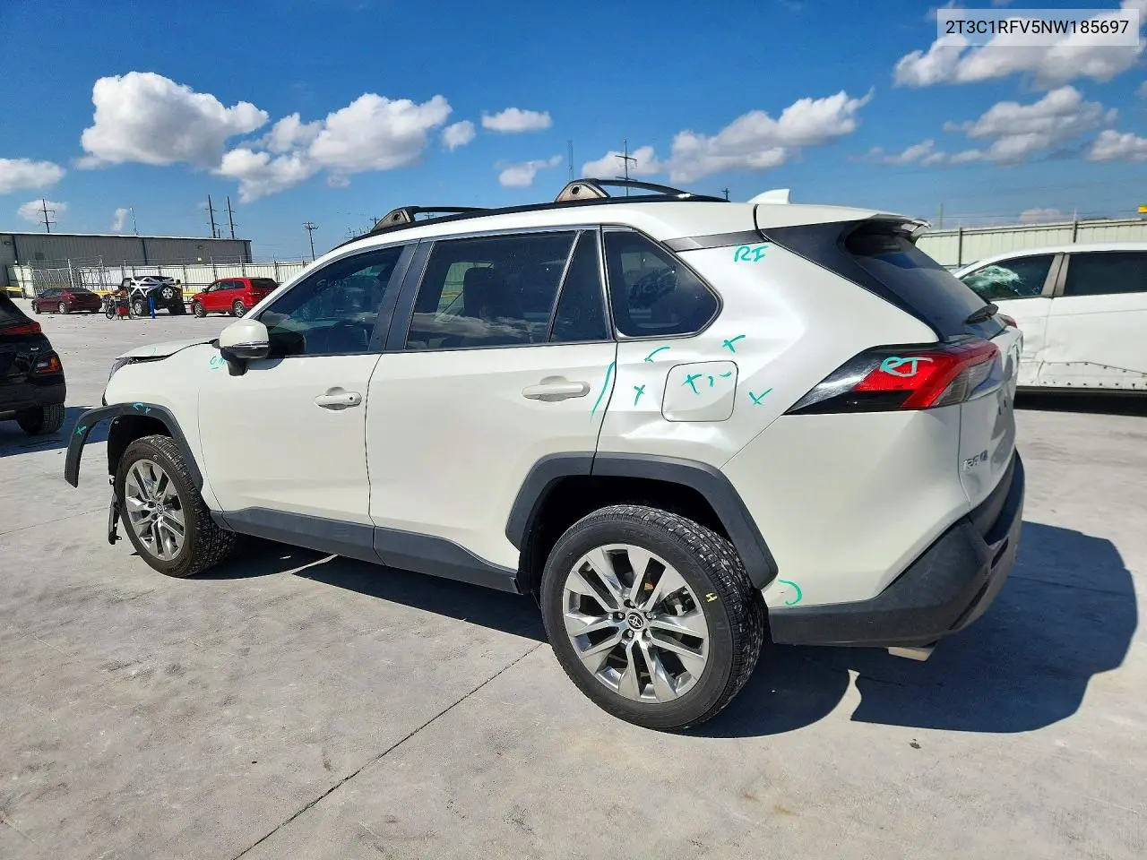 2022 TOYOTA RAV 4 VIN 2T3C1RFV5NW185697 — фото 2