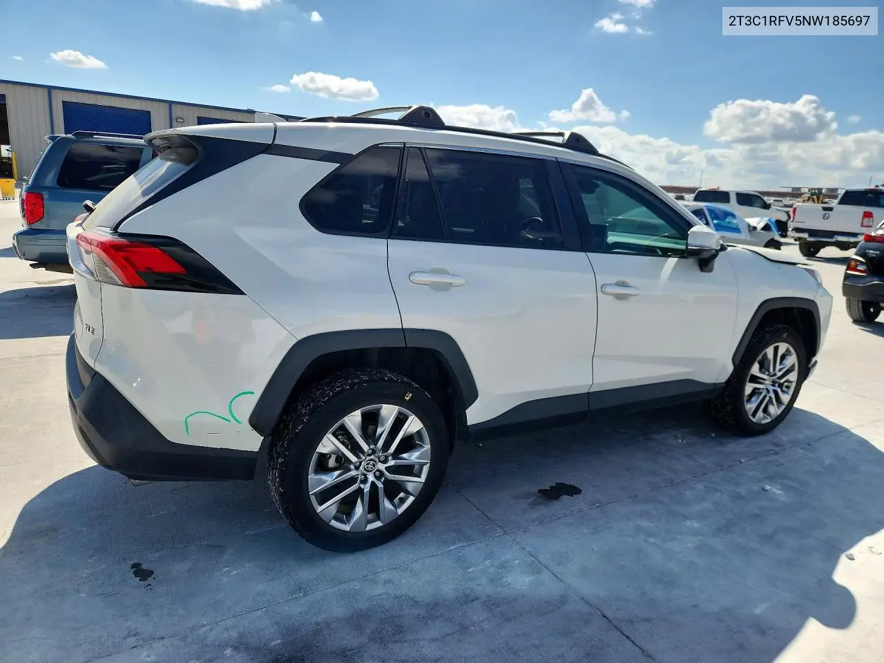 2022 TOYOTA RAV 4 VIN 2T3C1RFV5NW185697 — фото 3