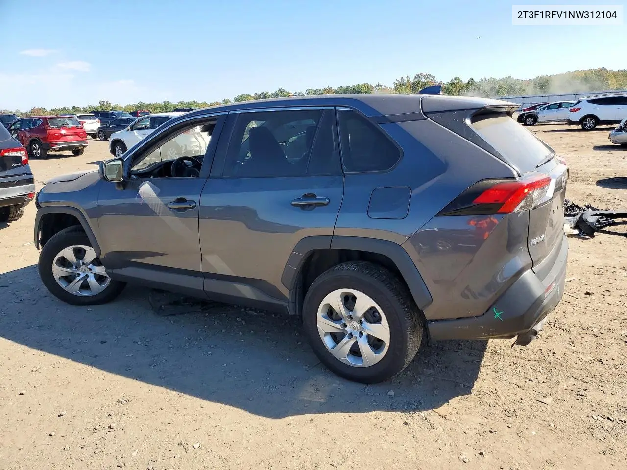 2022 TOYOTA RAV 4 VIN 2T3F1RFV1NW312104 — фото 2
