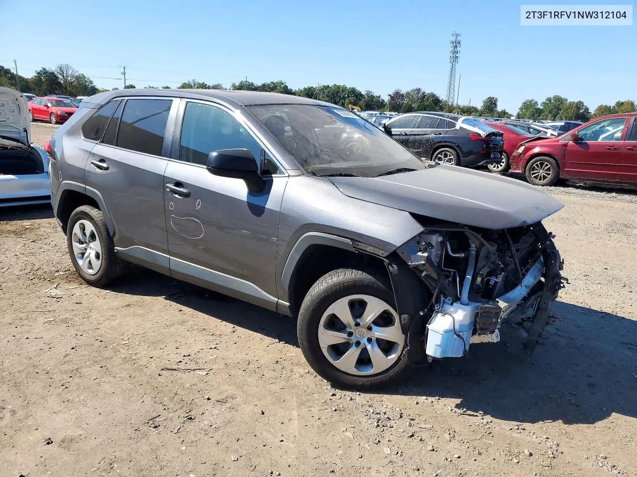 2022 TOYOTA RAV 4 VIN 2T3F1RFV1NW312104 — фото 4