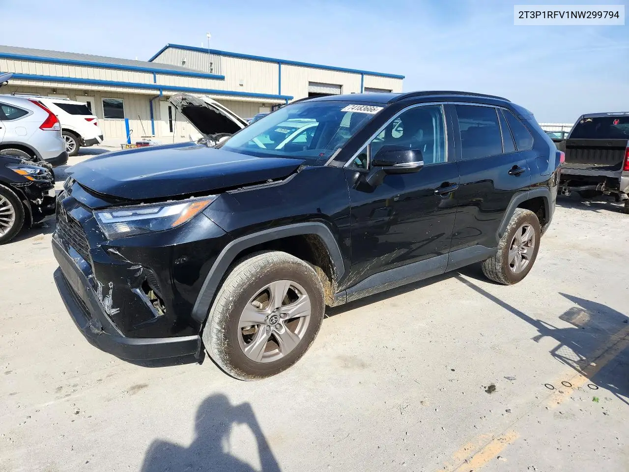 TOYOTA RAV 4 2022, VIN 2T3P1RFV1NW299794